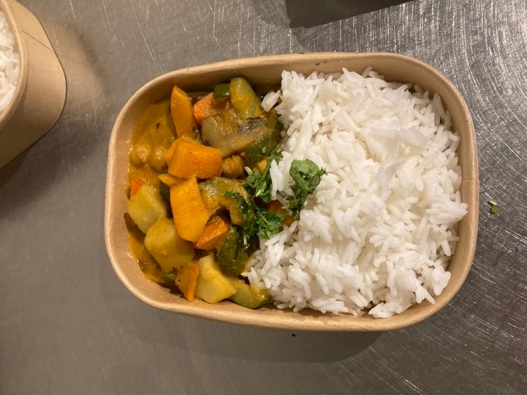 LOT Curry de légumes végétarien 