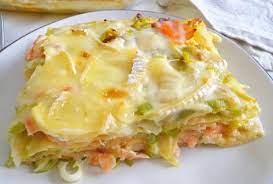 LOT Lasagne poireaux saumon 