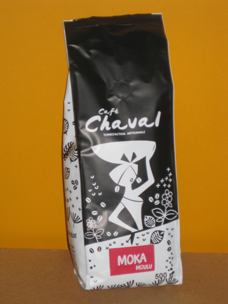 CAL Café Chaval moka rouge GRAIN - 500 g