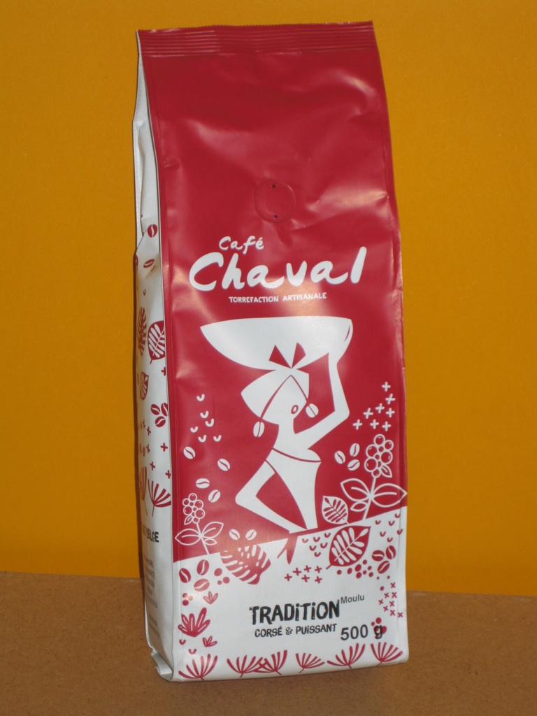 CAL Café Chaval tradition rouge MOULU - 500 g