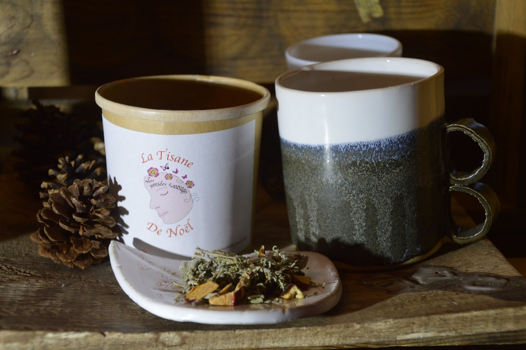 NPS Pack tisane au choix et tasse en grès 