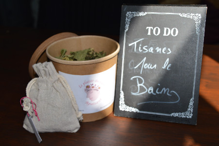 NPS Tisane de bain l'Apaisante et son sachet réutilisable 