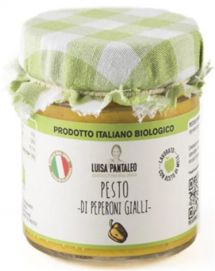 FAT F08. Pesto de poivron jaune bio